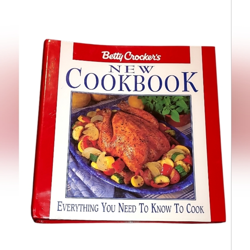 Betty Crocker New Cookbook with Red and White Cover 1996
